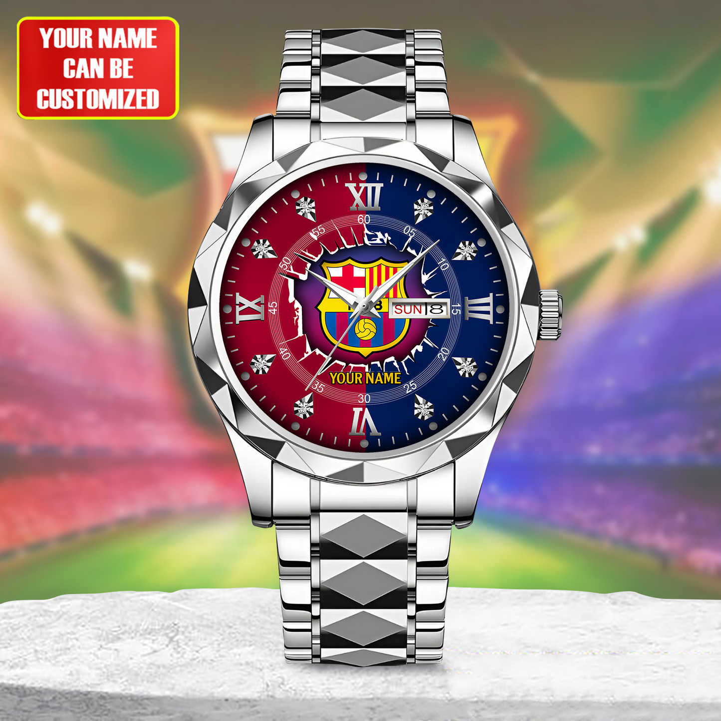 Personalized Barcelona FC Alloy Charley Watch V4
