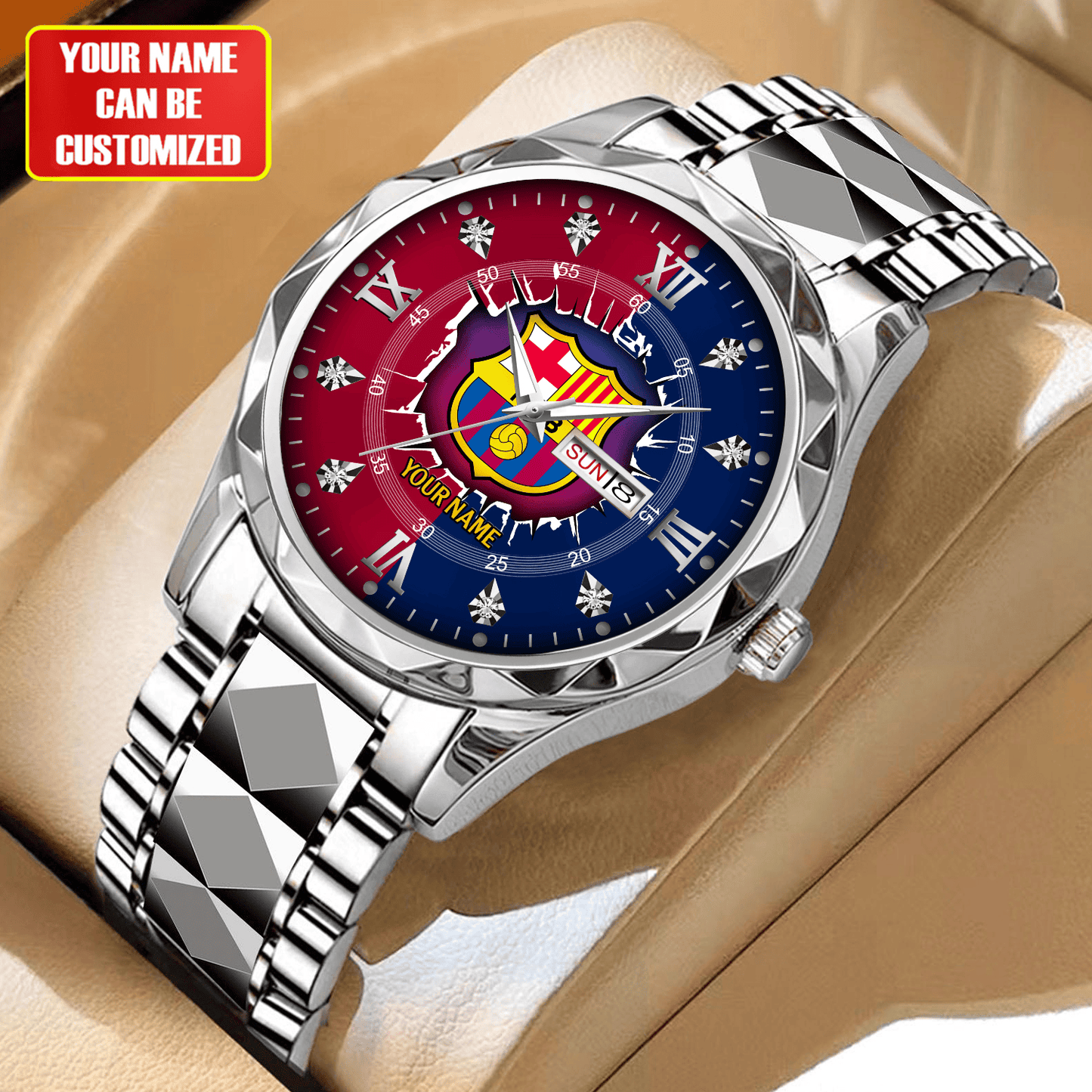 Personalized Barcelona FC Alloy Charley Watch V4