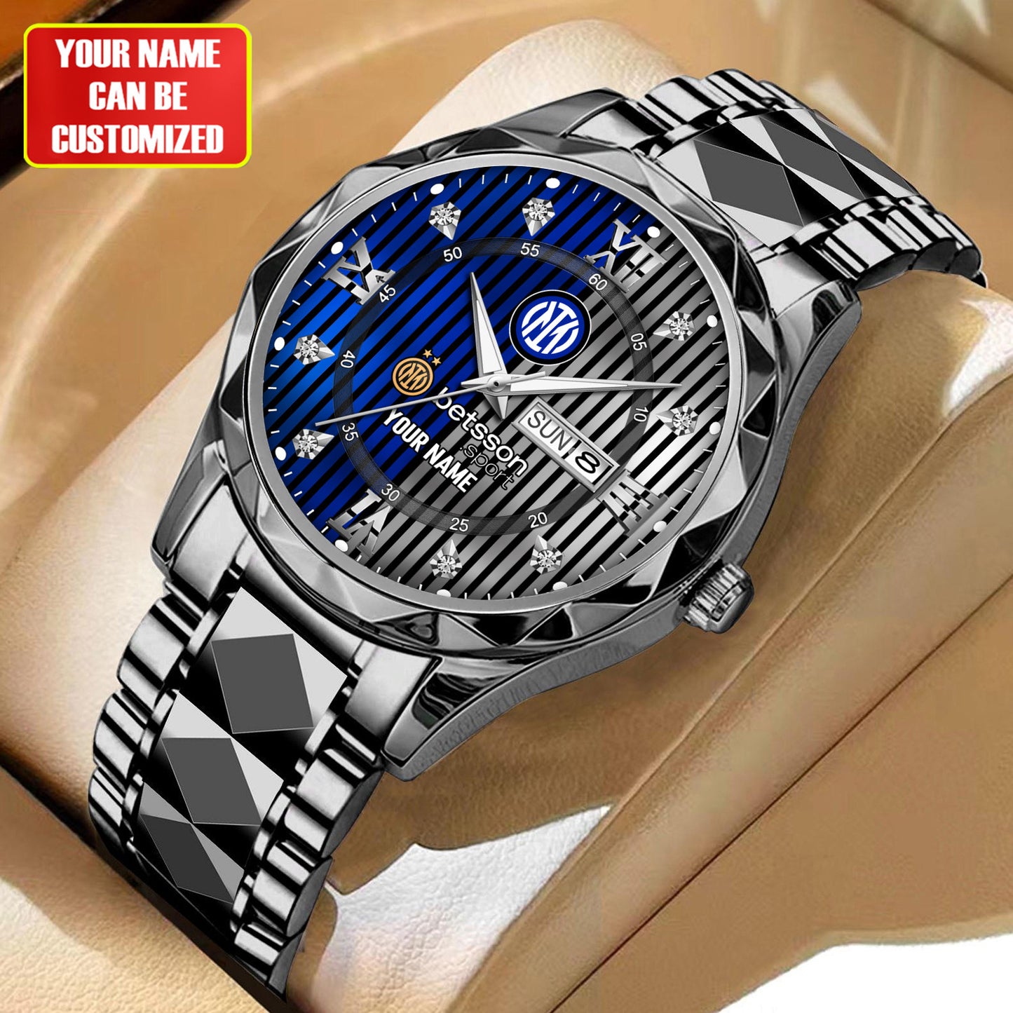 Personalized Inter Milan Alloy Charley Watch