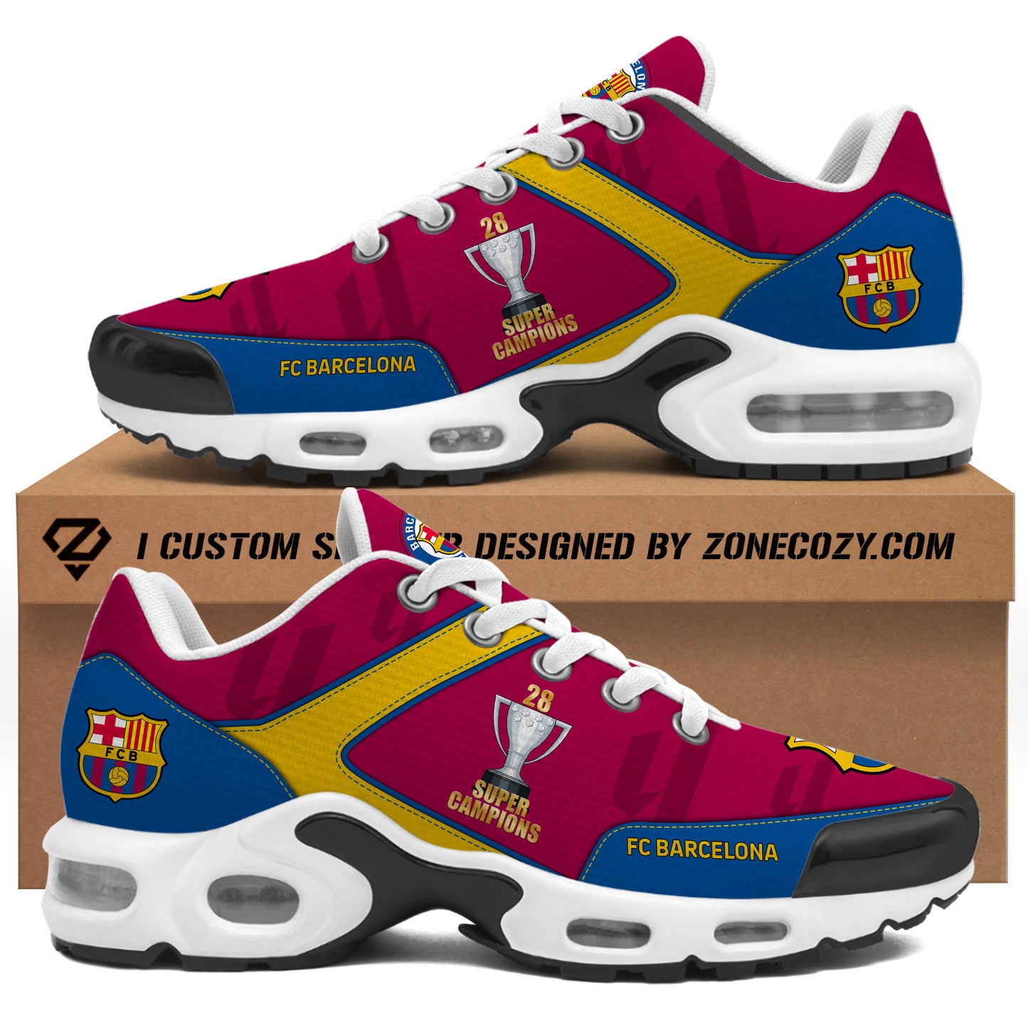 Barcelona Champion Laliga Air Cushion Sneaker