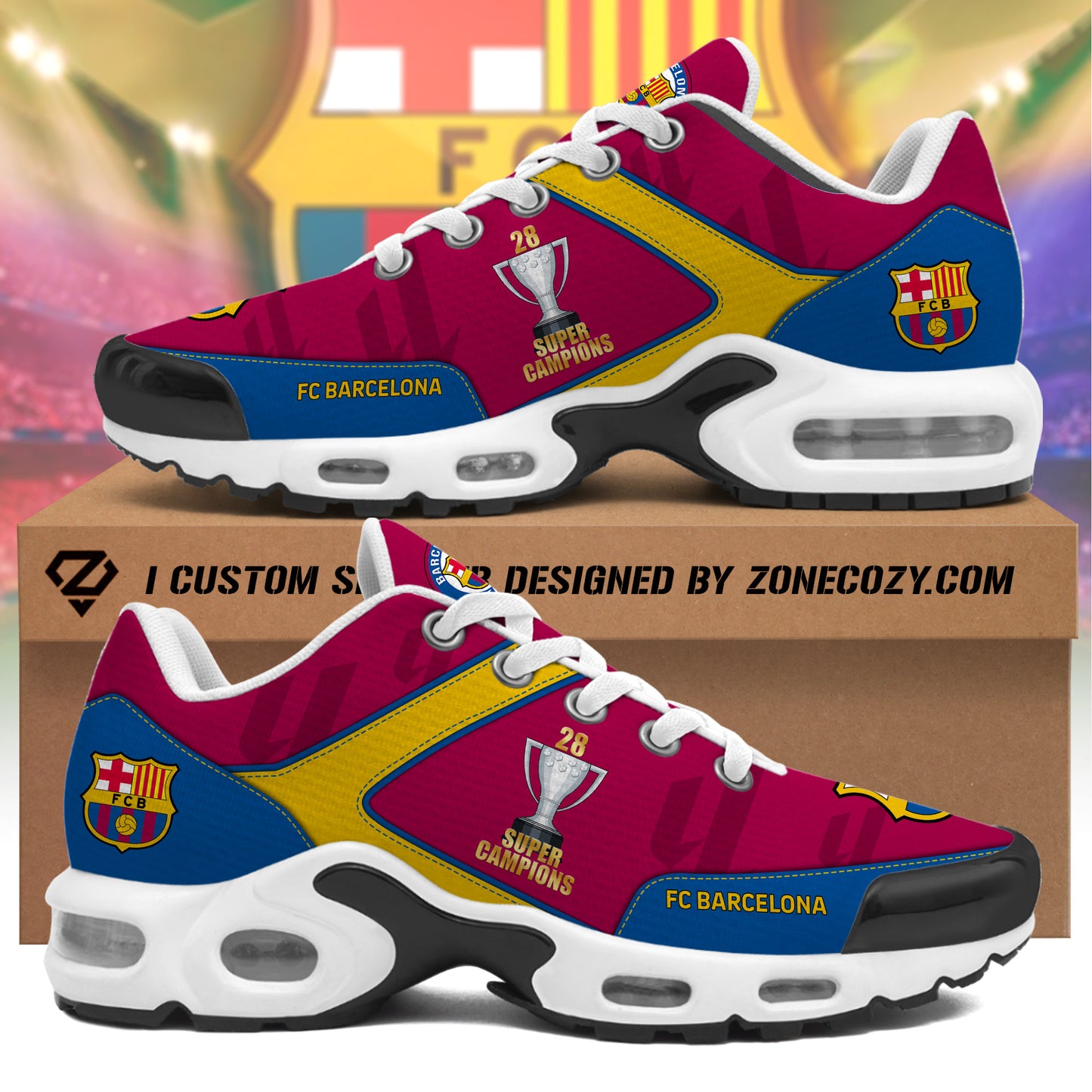 Barcelona Champion Laliga Air Cushion Sneaker