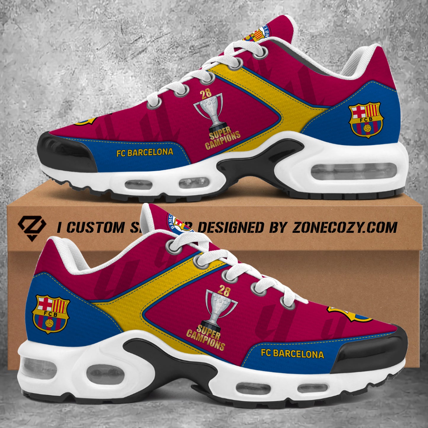 Barcelona Champion Laliga Air Cushion Sneaker