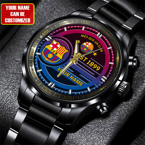 Personalized Barca FC Luxury Stainless Steel Watch