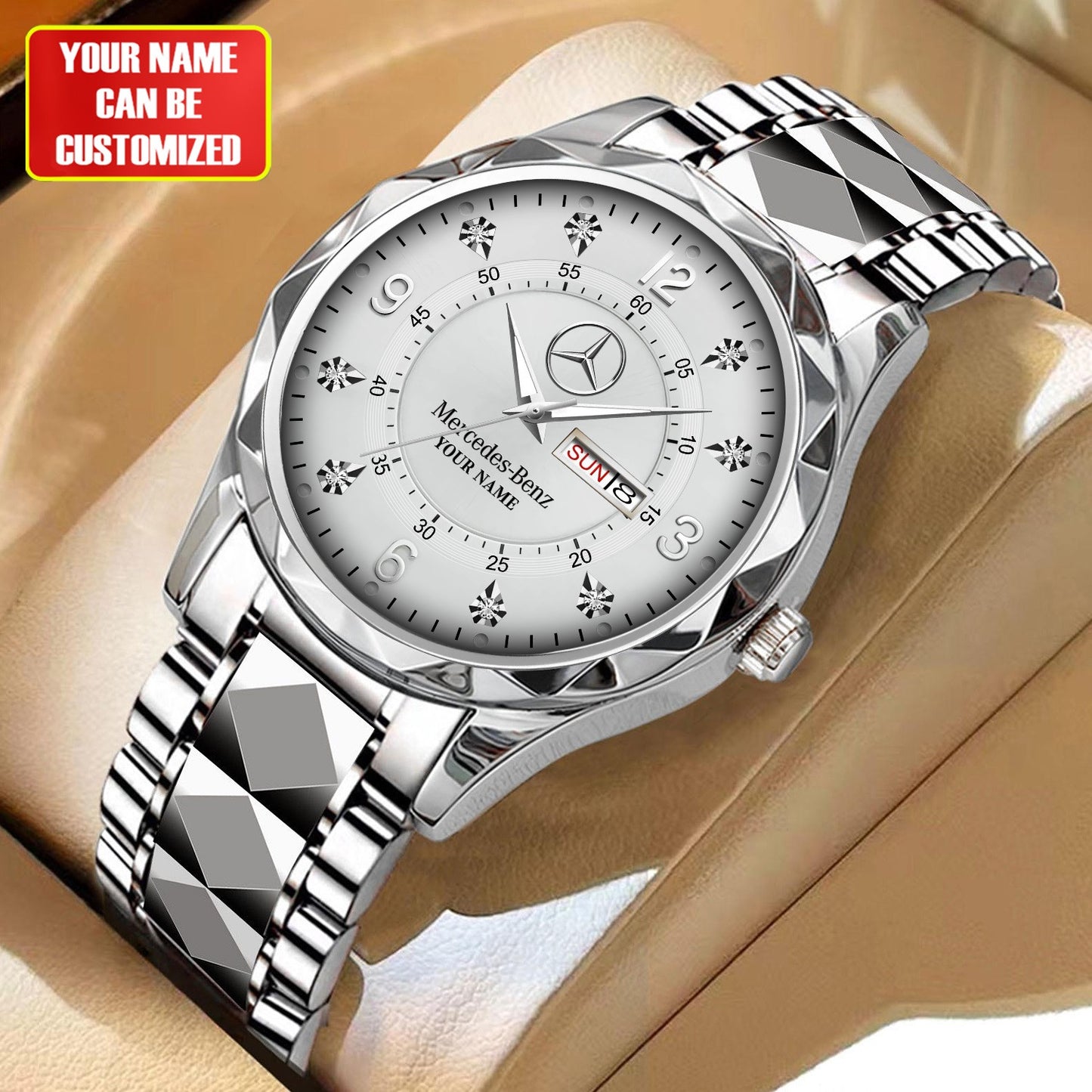 Personalized Merc Jaeger Alloy Charley Watch