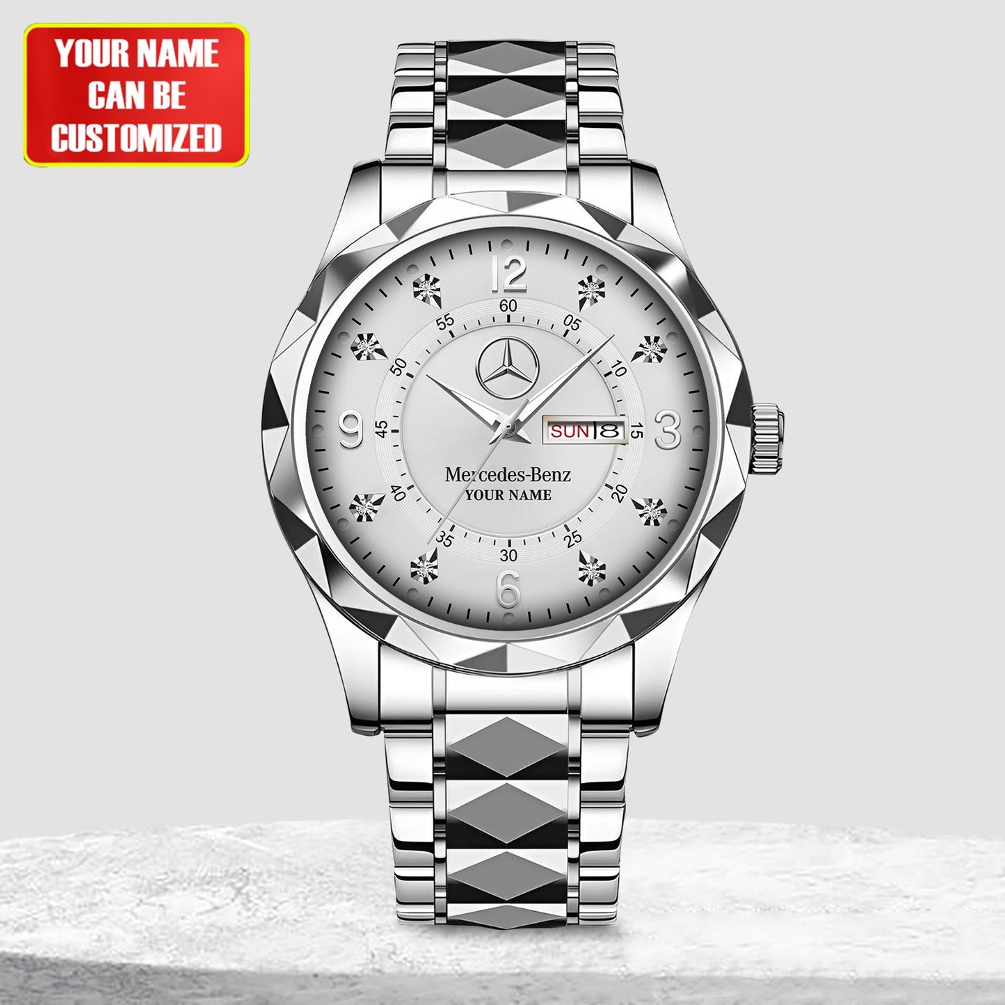 Personalized Merc Jaeger Alloy Charley Watch