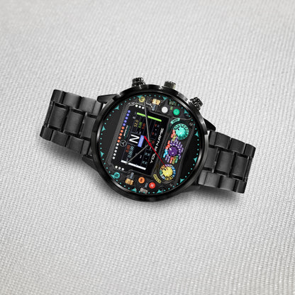 Merc AMG Petronas Cockpit Luxury Stainless Steel Watch