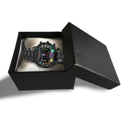 Merc AMG Petronas Cockpit Luxury Stainless Steel Watch