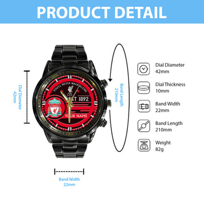 Personalized LVP Est 1892 Luxury Stainless Steel Watch