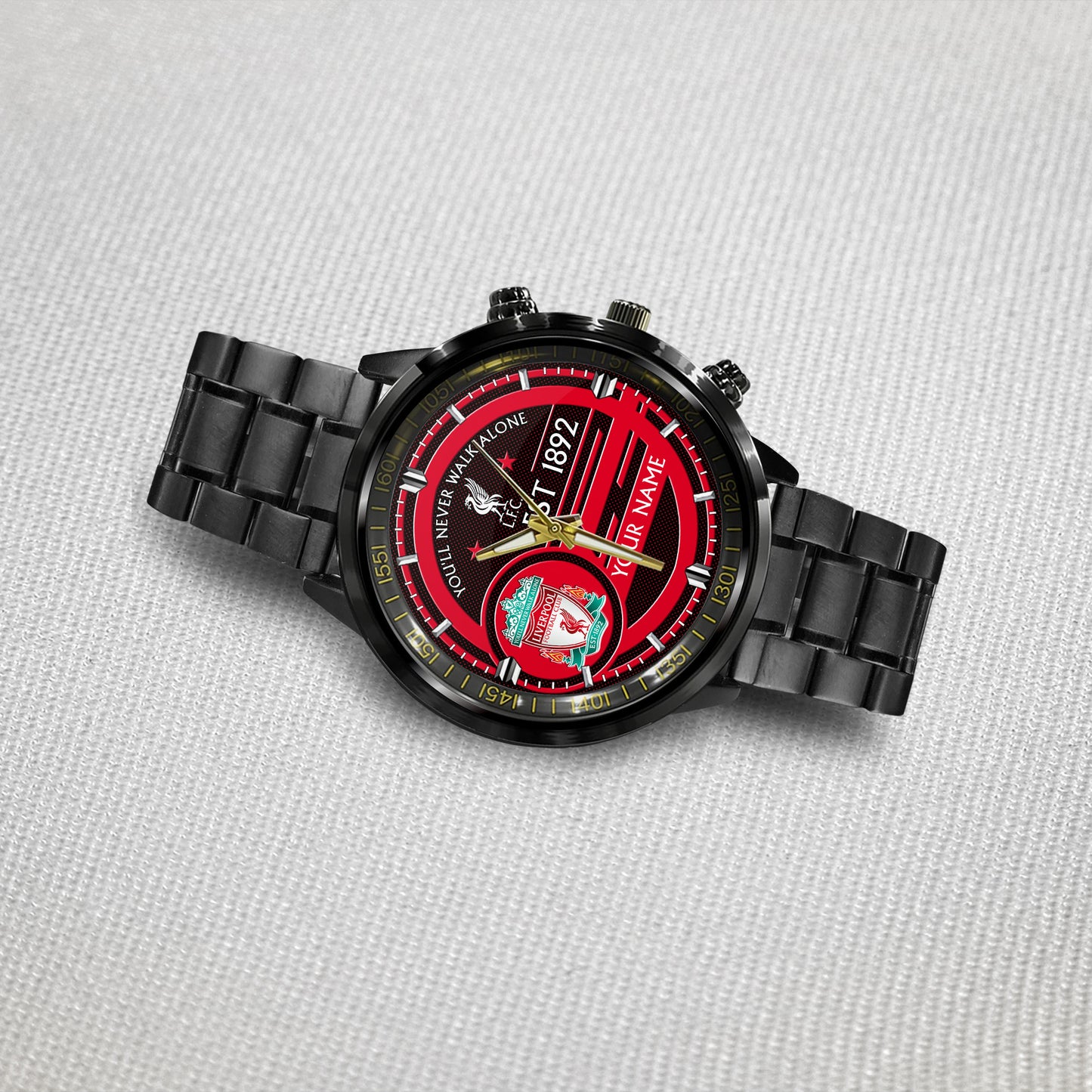 Personalized LVP Est 1892 Luxury Stainless Steel Watch