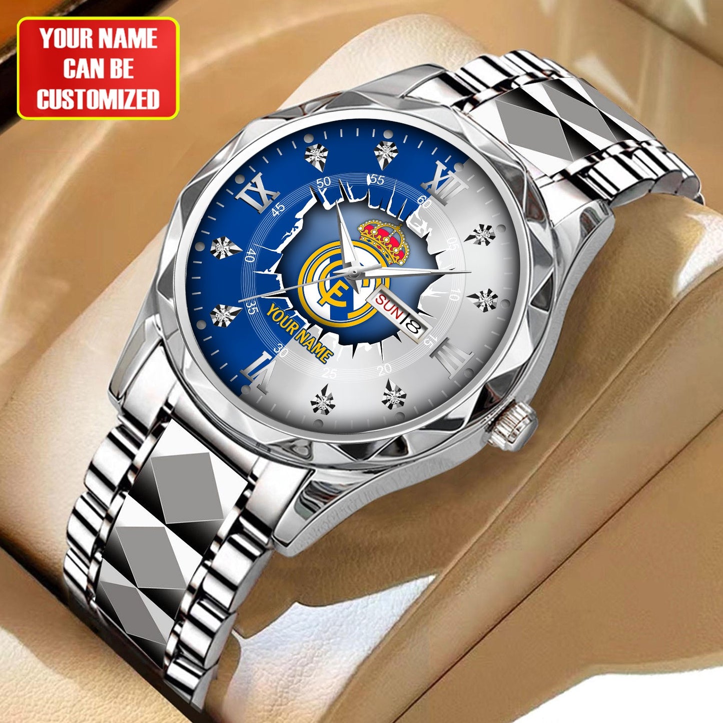 Personalized Real Madrid Sport Alloy Charley Watch V2