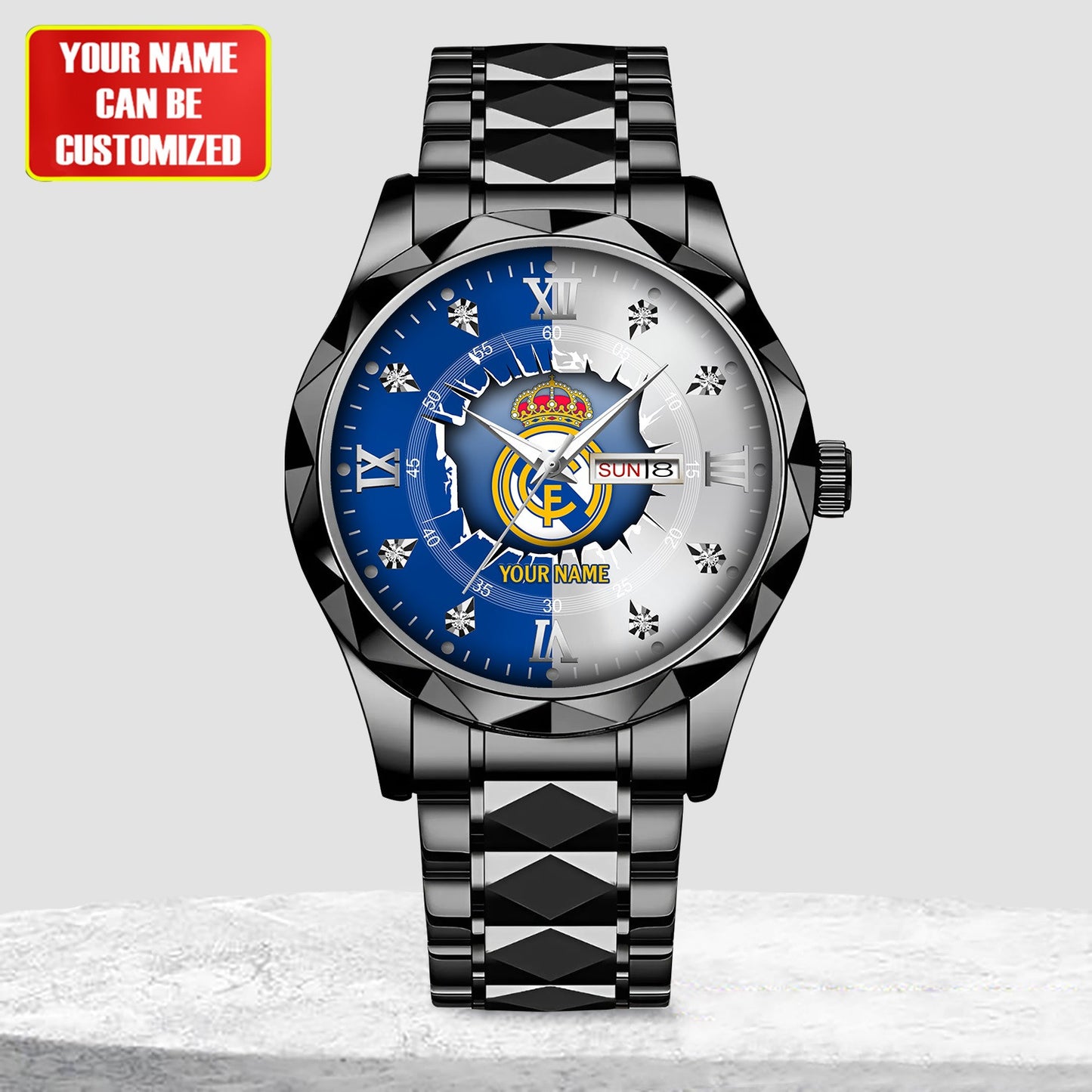 Personalized Real Madrid Sport Alloy Charley Watch V2