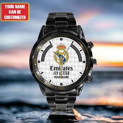 Real Madrid Uniform Luxury Stainless Steel Watch