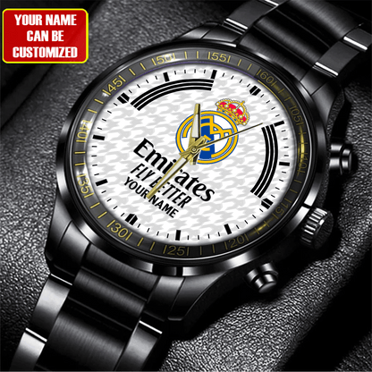 Real Madrid Uniform Luxury Stainless Steel Watch