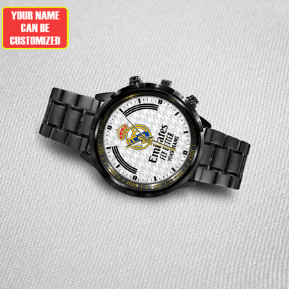 Real Madrid Uniform Luxury Stainless Steel Watch