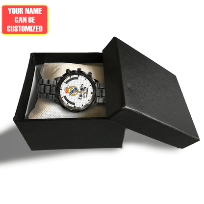 Real Madrid Uniform Luxury Stainless Steel Watch
