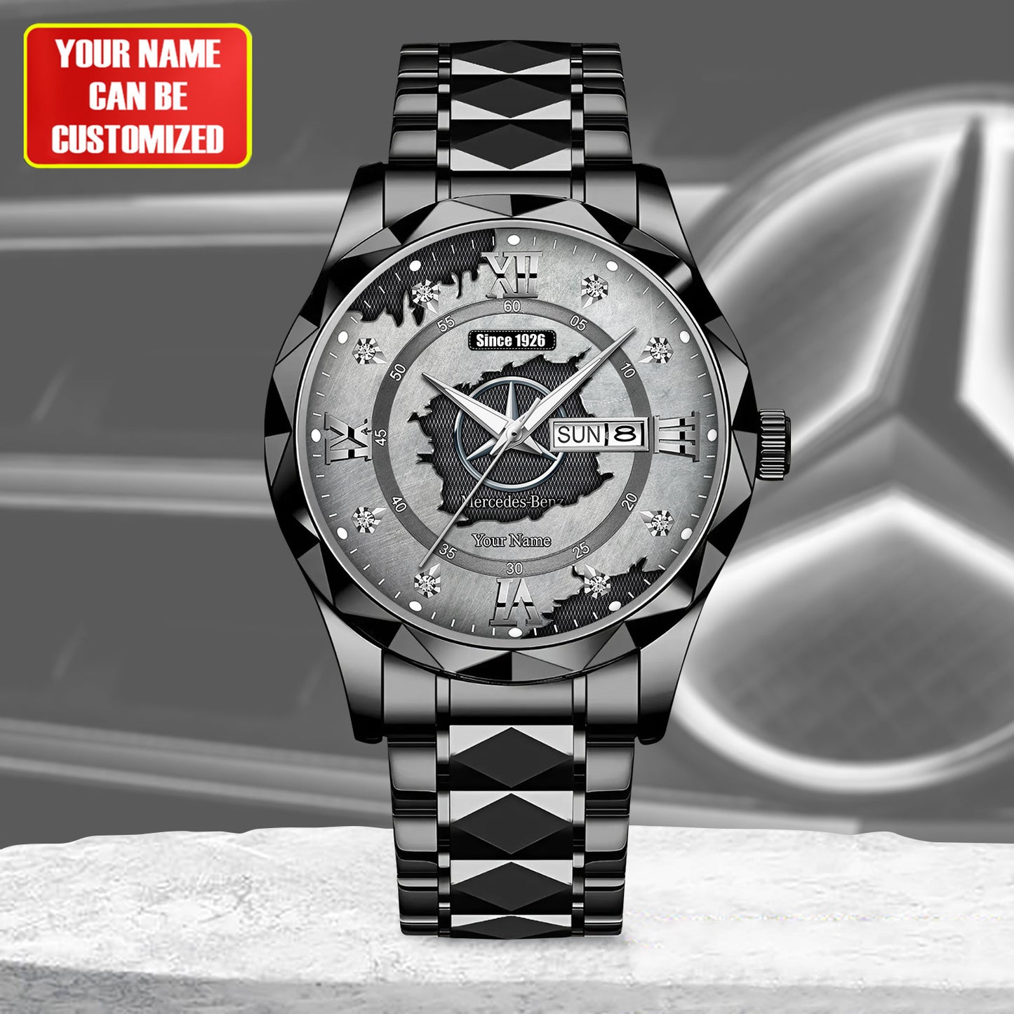 Personalized Merc Since 1926 Sport Alloy Charley Watch