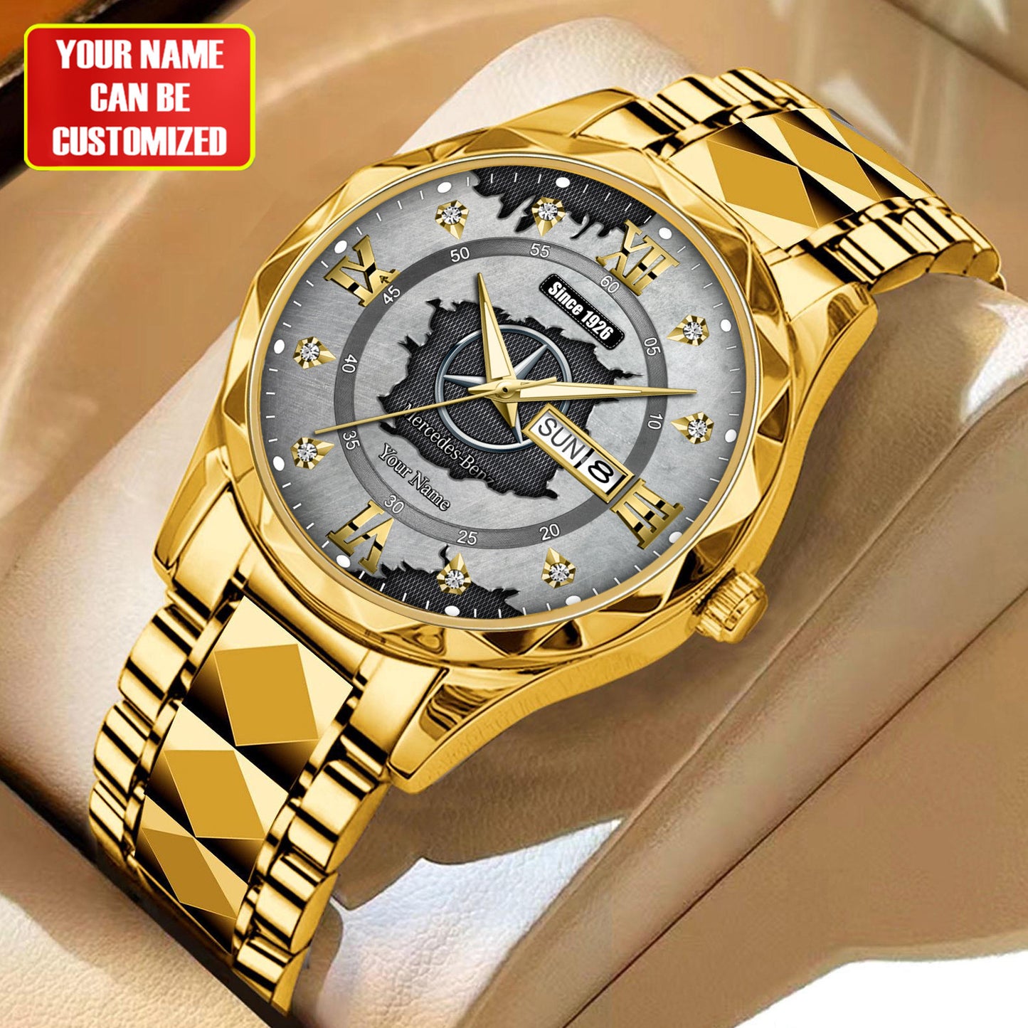 Personalized Merc Since 1926 Sport Alloy Charley Watch