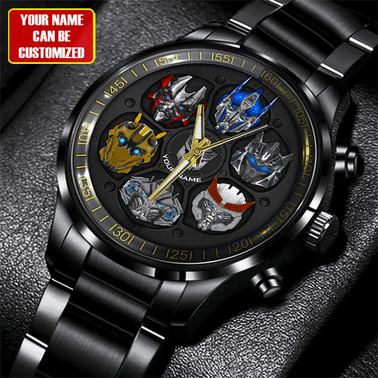 Personalized Transformers Autobot Luxury Stainless Steel Watch