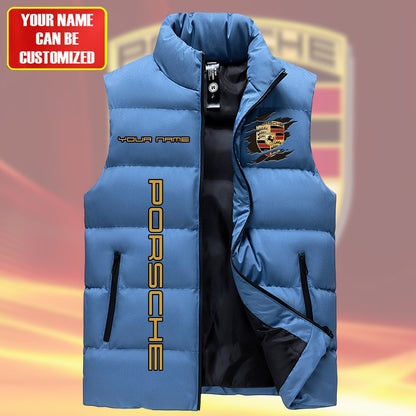 Pors Tear Sleeveless Windproof Puffer Jacket