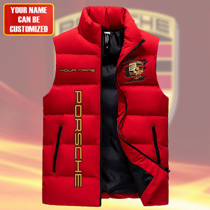 Pors Tear Sleeveless Windproof Puffer Jacket