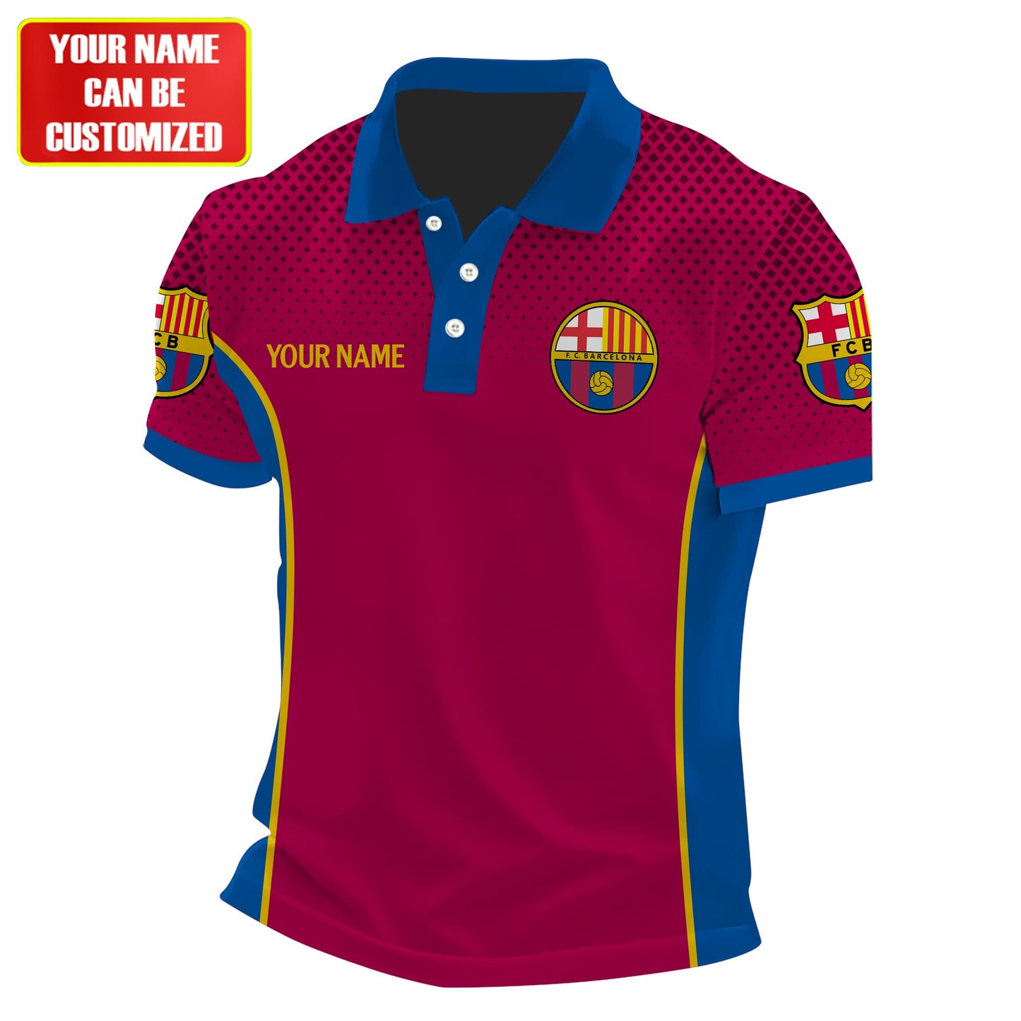 Personalized Barcelona FC 3D Full Printing Set , Barcelona FC Shirt , Barcelona Set , Zipper Polo, Hoodie , Short , Polo , hawaii V17