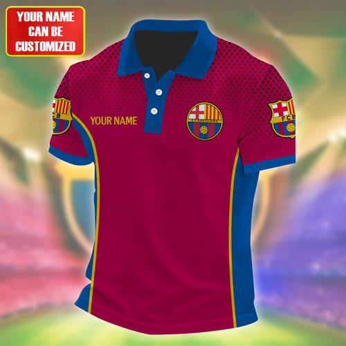 Personalized Barcelona FC 3D Full Printing Set , Barcelona FC Shirt , Barcelona Set , Zipper Polo, Hoodie , Short , Polo , hawaii V17