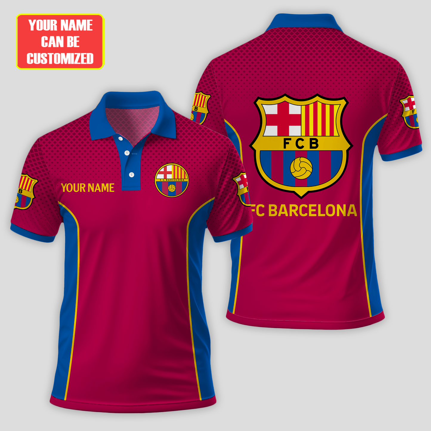 Personalized Barcelona FC 3D Full Printing Set , Barcelona FC Shirt , Barcelona Set , Zipper Polo, Hoodie , Short , Polo , hawaii V17