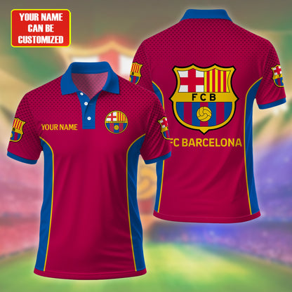 Personalized Barcelona FC 3D Full Printing Set , Barcelona FC Shirt , Barcelona Set , Zipper Polo, Hoodie , Short , Polo , hawaii V17