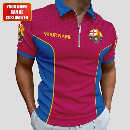 Personalized Barcelona FC 3D Full Printing Set , Barcelona FC Shirt , Barcelona Set , Zipper Polo, Hoodie , Short , Polo , hawaii V17