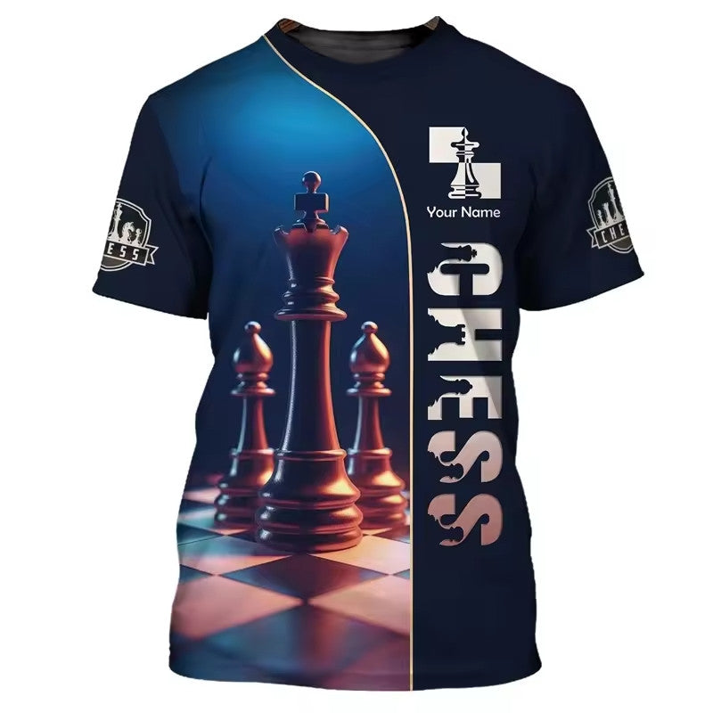 Personalized Chess 3D Full Printing Set , Chess Shirt , Set , Zipper Polo, Hoodie , Short , Polo , hawaii V2