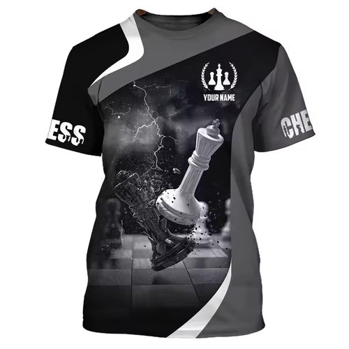 Personalized Chess 3D Full Printing Set , Chess Shirt , Set , Zipper Polo, Hoodie , Short , Polo , hawaii V5