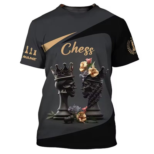 Personalized Chess 3D Full Printing Set , Chess Shirt , Set , Zipper Polo, Hoodie , Short , Polo , hawaii V12