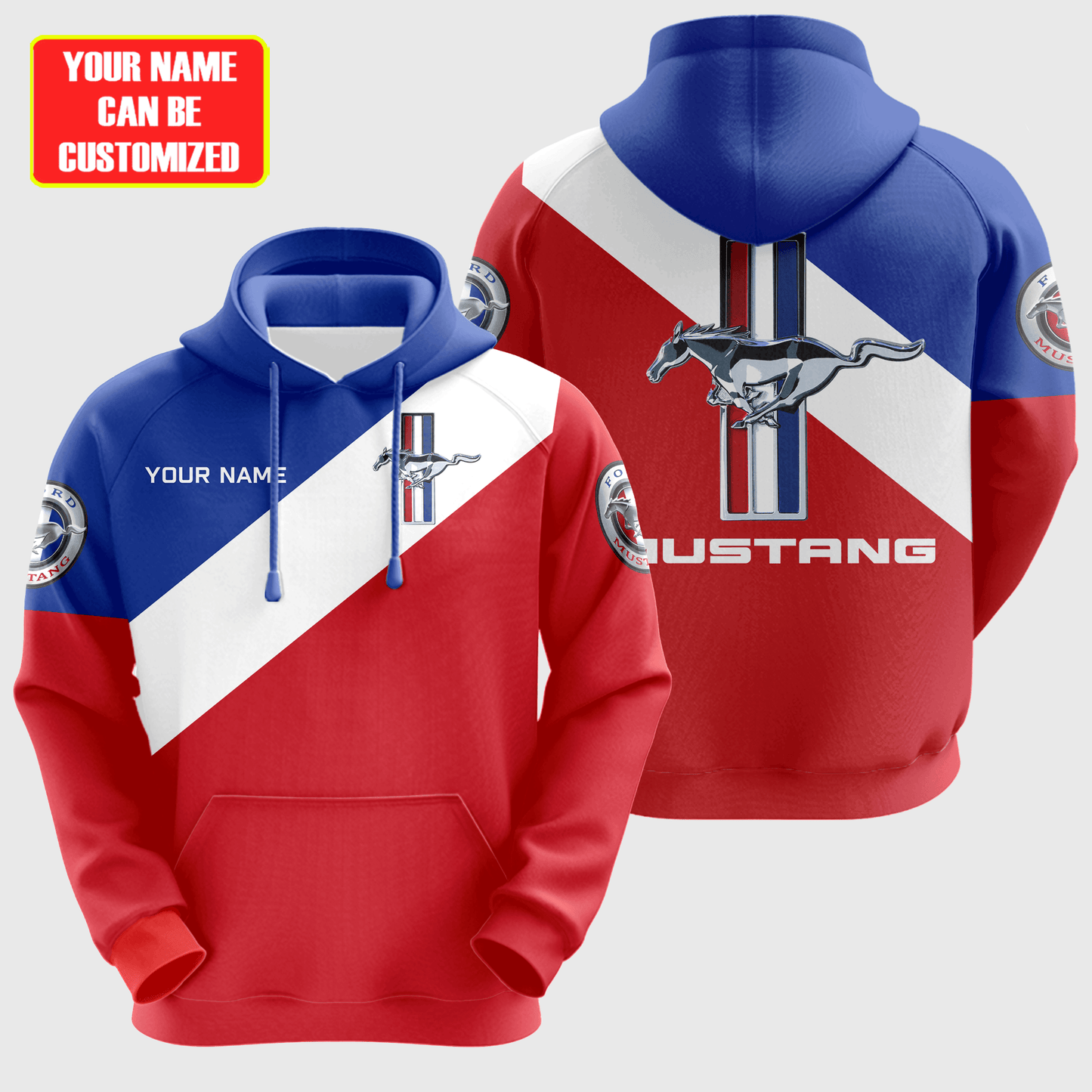 Personalized F Mustang Q4 3D All over Printed Hoodie and Sweatpants set