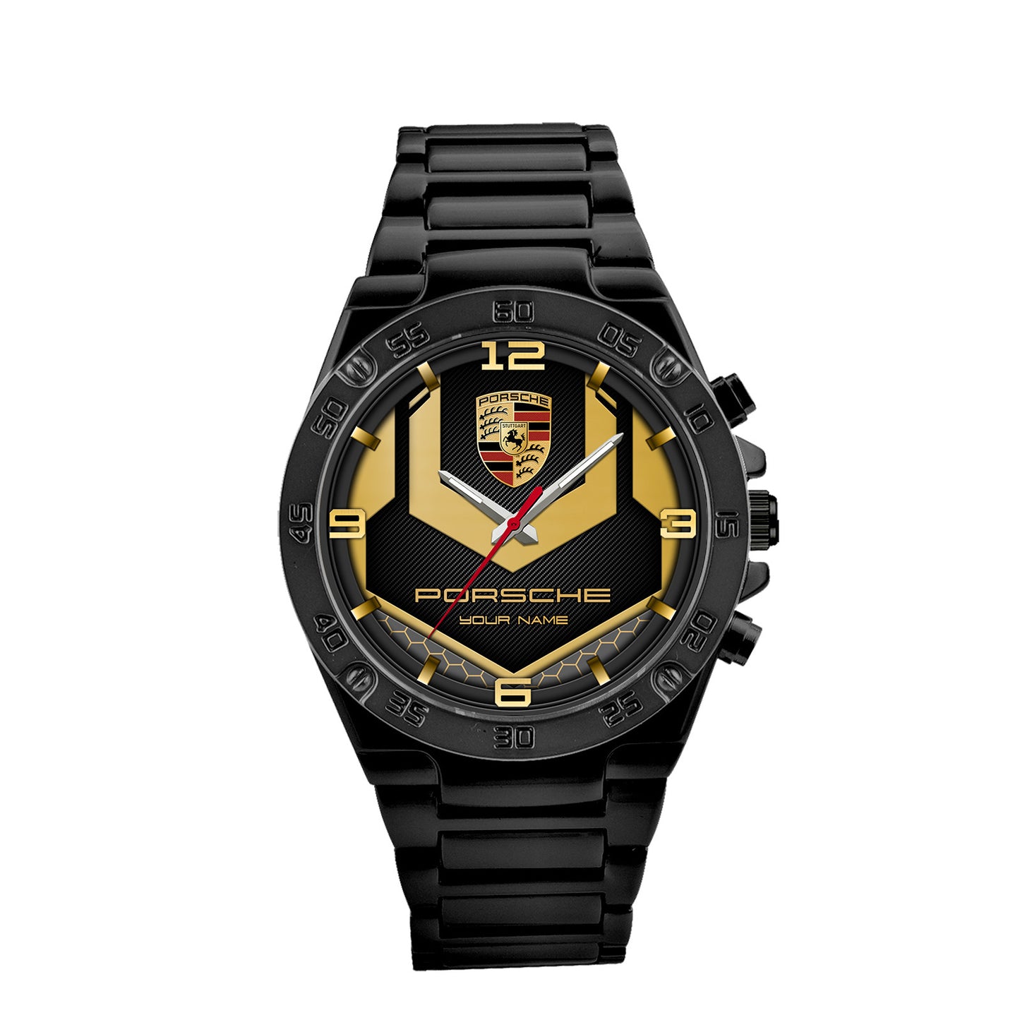 Personalized Pors Sport Luxury Dial Steel Watch V2