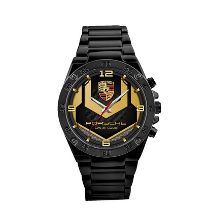 Personalized Pors Sport Luxury Dial Steel Watch V2