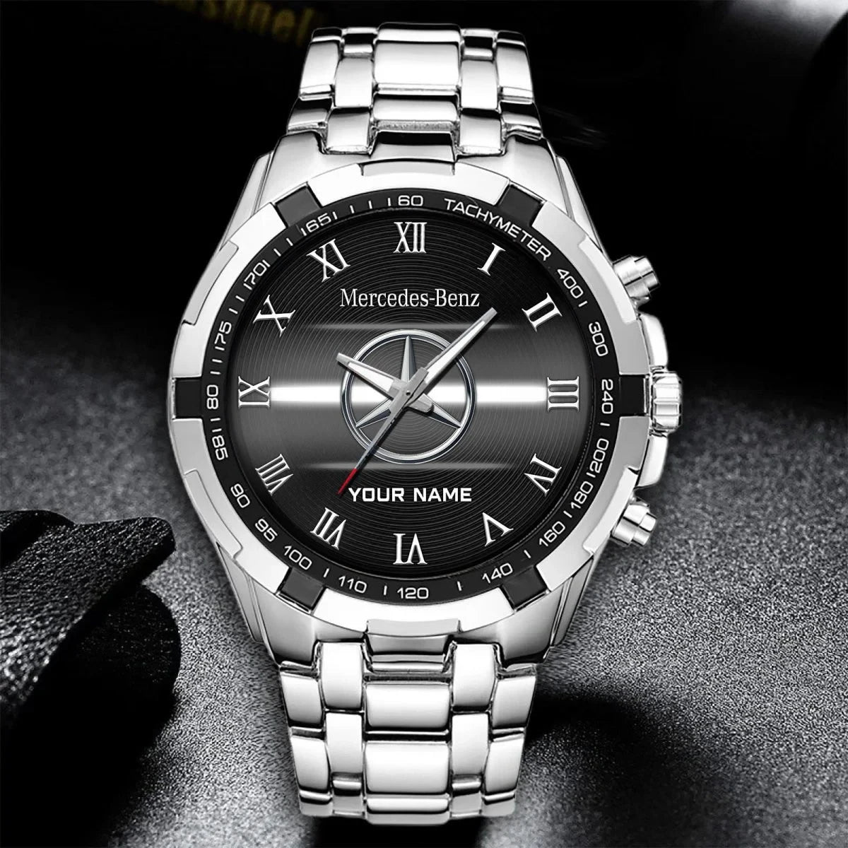 Personalized Merc Lumiere Alloy Quartz Watch
