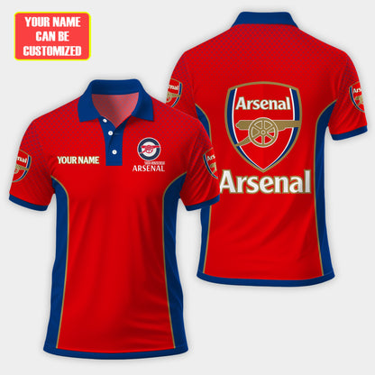 Personalized Arsenal 3D Full Printing Set , Arsenal Shirt , Zipper Polo, Hoodie , Short , Polo ,hawaii V3