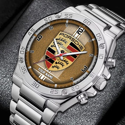 Personalized Pors Sport Luxury Dial Steel Watch V4