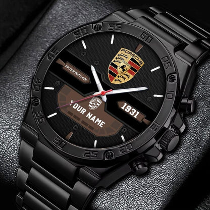 Personalized Pors Sport Luxury Dial Steel Watch V9