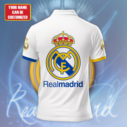 Personalized Real Madrid Q5 3D Full Printing Set , Real Madrid Q5 Shirt , Real Madrid Set , Zipper Polo, Hoodie , Short , Polo , hawaii