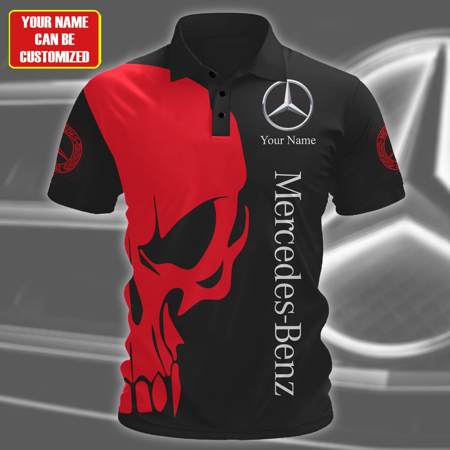 Personalized Merc 3D Full Printing Shirt , Zipper Polo, Hoodie , Short , Polo , hawaii