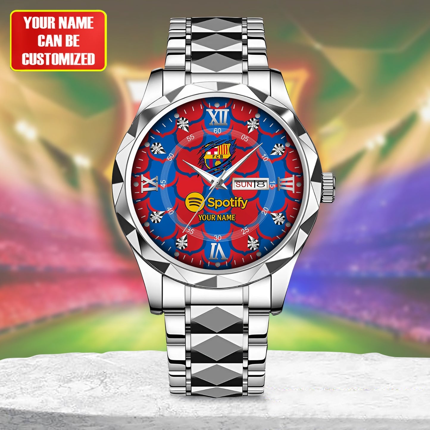 Personalized Barcelona FC Alloy Charley Watch V5