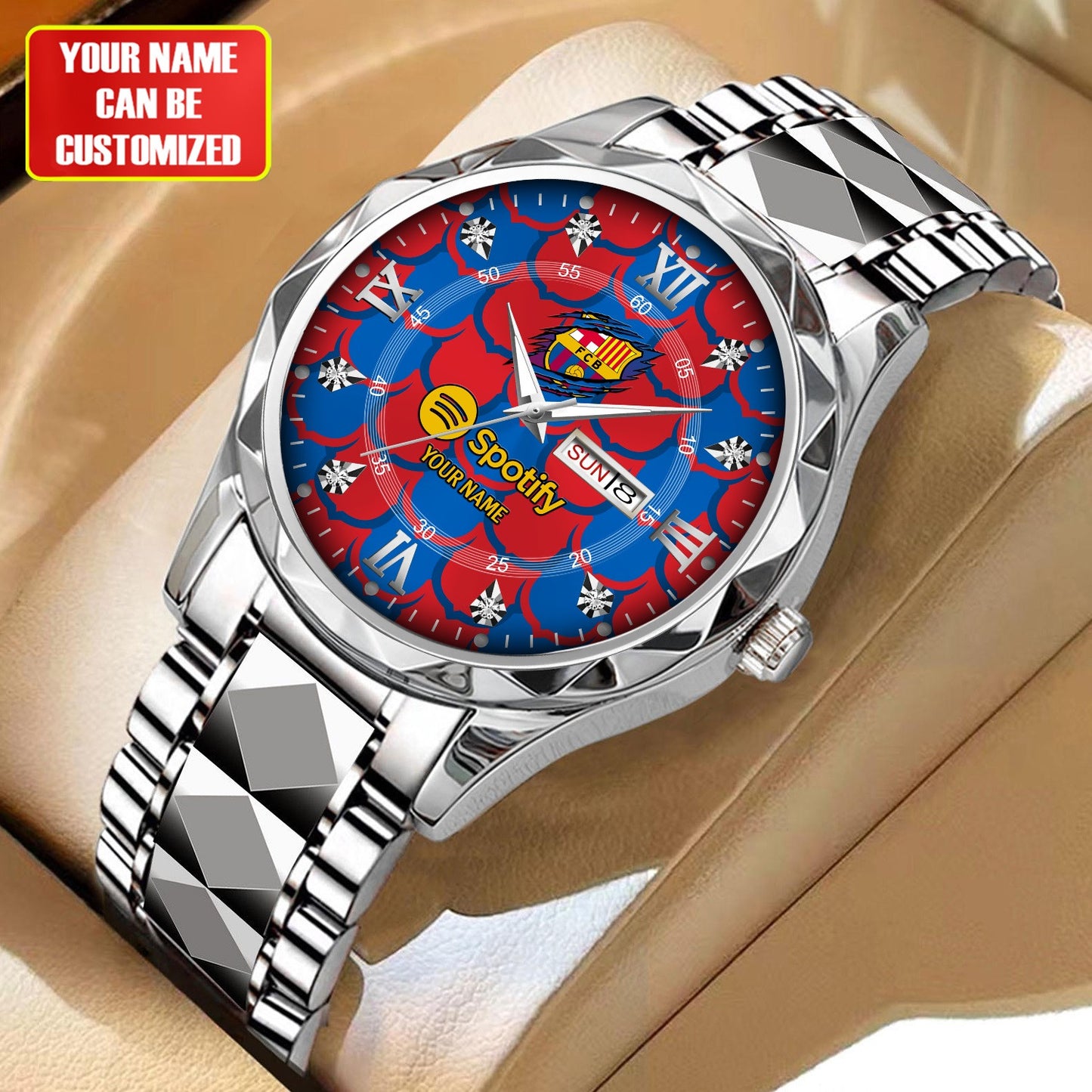 Personalized Barcelona FC Alloy Charley Watch V5