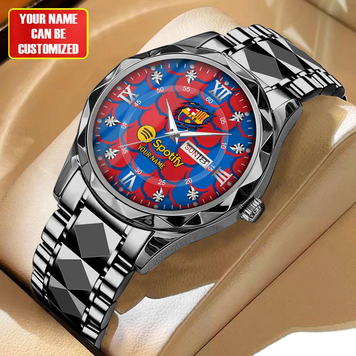 Personalized Barcelona FC Alloy Charley Watch V5