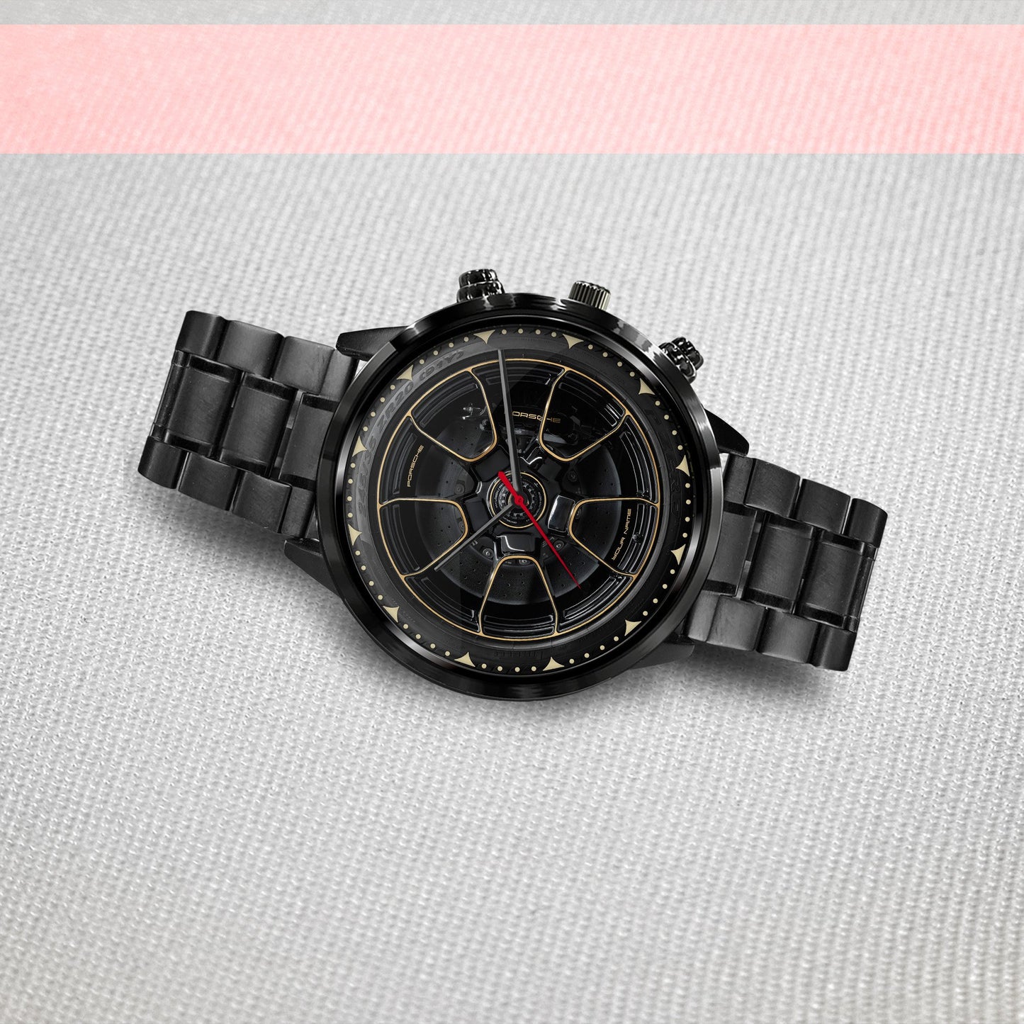 Pors Tire Luxury Stainless Steel Watch