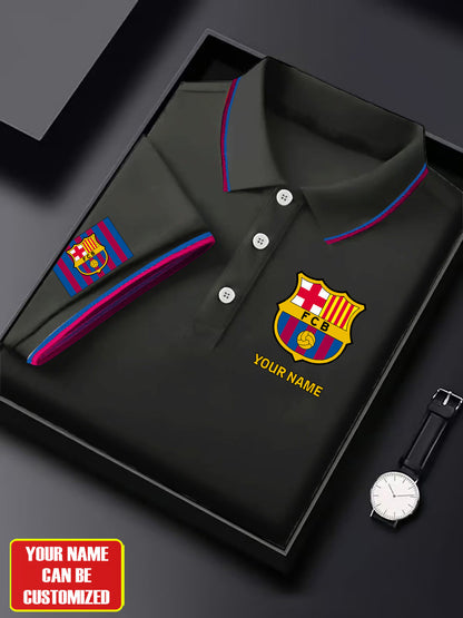 Personalized Barcelona FC 3D Full Printing Set , Barcelona FC Shirt , Barcelona Set , Zipper Polo, Hoodie , Short , Polo , hawaii V19