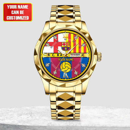 Personalized Barcelona FC Alloy Charley Watch V6