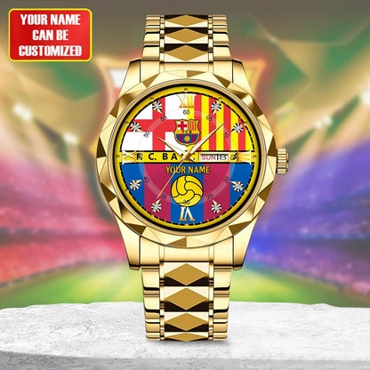 Personalized Barcelona FC Alloy Charley Watch V6