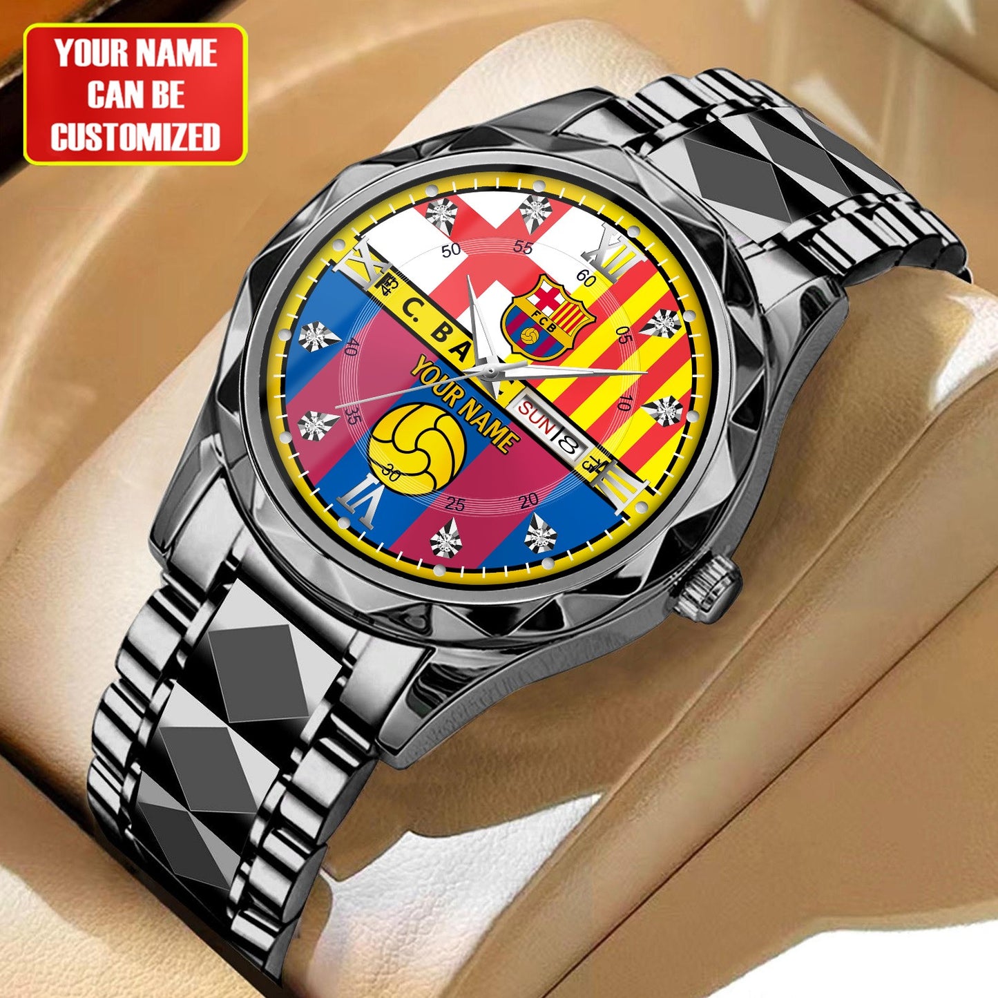 Personalized Barcelona FC Alloy Charley Watch V6
