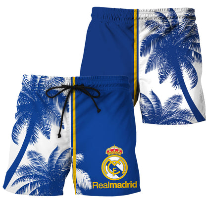 Personalized Real Madrid Tropical Hawaii Shirt Beach Short